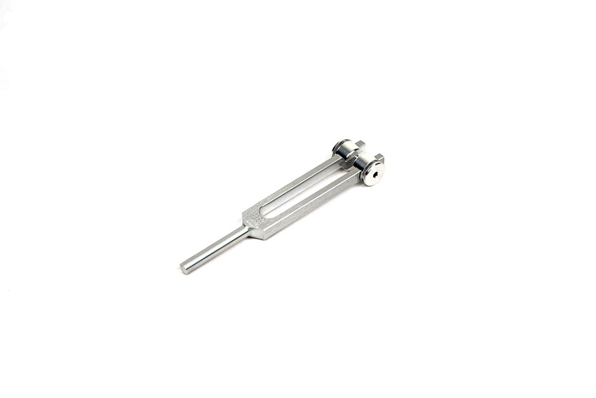 Medicinsk stämgaffel C-256 med dämpare aluminium 17cm
