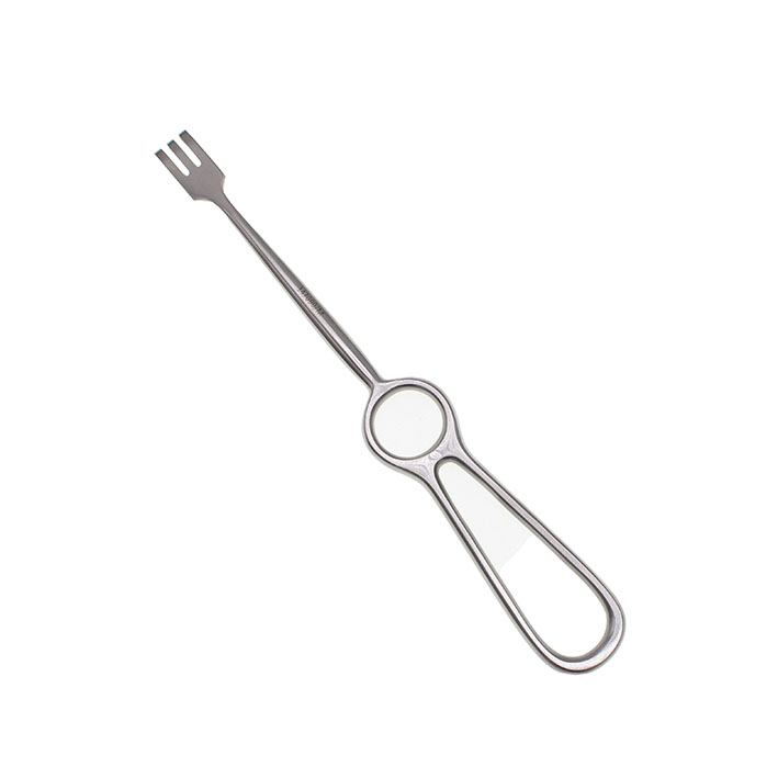 Sårhake Volkmann 3-kloig skarp 22cm