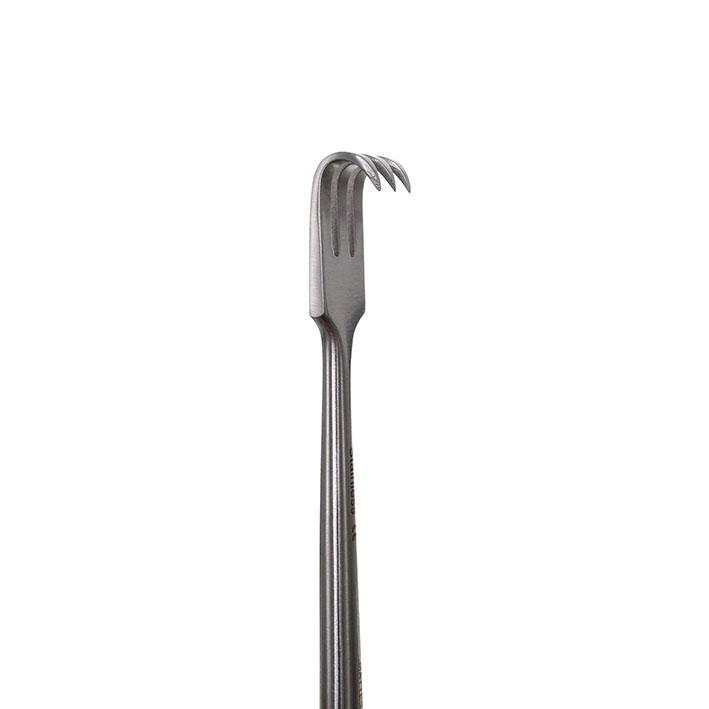 Sårhake Volkmann 3-kloig skarp 22cm