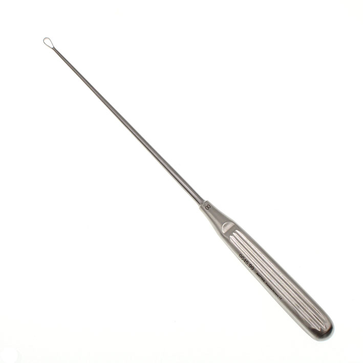 Cervixcurett Sims skarp/böjlig 28cm, 5mm