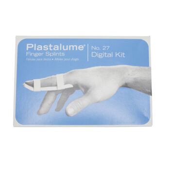Fingerskena plastalume låda, 9*3st