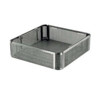 Korg sterilisation rostfritt stål utan lock 248x240x72mm