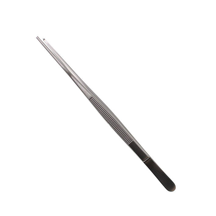 Pincett vävnad delikat med klo 1x2 20cm