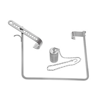 Charnley Hake komplett set med ram, vikt, kedja och 2 blad