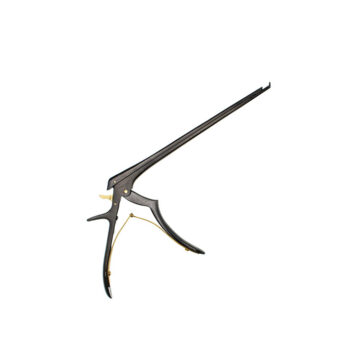 Laminektomitång Kerrison isärtagbar svart 130° thinfoot med ejektor 2mm, 20cm